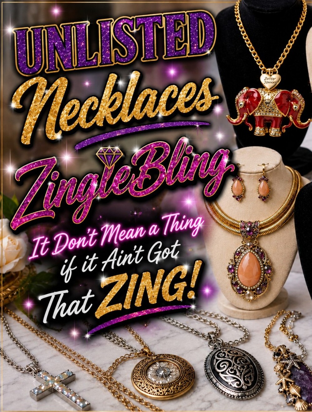 Vintage & Modern Unlisted Necklaces